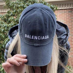 Balenciaga Logo Front Cap - Size Large